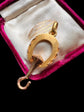 VICTORIAN 18CT GOLD HORSESHOE & NAIL FOLDING BUTTON HOOK