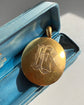 VICTORIAN HUGE 15CT GOLD ‘EB’ LOCKET