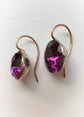 VICTORIAN PURPLE PASTE EARRINGS