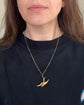 VICTORIAN 15CT GOLD SWALLOW PENDANT