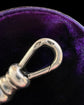 ANTIQUE SILVER MINI DOUBLE DOG CLIP