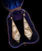 VICTORIAN ‘LOVE BIRD’ SHELL CAMEO EARRINGS