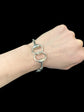 SILVER HORSE SNAFFLE BIT BRACELET