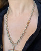A PAIR OF ANTIQUE CHUNKY 18CT GOLD TWIST DOG CLIPS