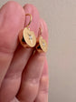 ANTIQUE DIAMOND & 15CT GOLD HORSESHOE EARRINGS