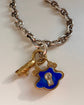 VICTORIAN 18CT GOLD PADLOCK WITH DIAMOND LOCK