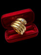 VICTORIAN 18CT GOLD & DIAMOND COILED SNAKE RING