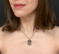 (SALE) VICTORIAN CUT STEEL ‘FAITH HOPE & CHARITY’ PENDANT