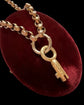 VICTORIAN 15CT GOLD BRAMAH KEY PENDANT