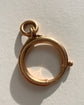 ANTIQUE LARGE 14CT GOLD BOLT RING