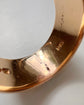 SUPER WIDE 18CT GOLD ANTIQUE CIGAR BAND RING