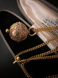 VICTORIAN 15CT GOLD ETRUSCAN REVIVAL SPHERE PENDANT