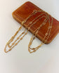 FRENCH 18CT GOLD FANCY LINK SAUTOIR GAURD CHAIN