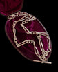 ANTIQUE SILVER TWISTED PAPERCLIP ALBERT CHAIN