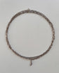 ANTIQUE FINE SILVER PAPERCLIP LINK GAURD CHAIN