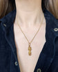 GEORGIAN 15CT GOLD & DIAMOND HAND CLASP / PENDANT
