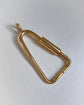 VINTAGE 18CT GOLD CARABINER CONNECTOR