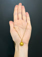 VICTORIAN 18CT GOLD & DIAMOND ORB PENDANT