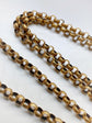 GEORGIAN 15CT GOLD STUDDED BELCHER CHAIN
