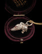 VICTORIAN SILVER DOG HEAD PENDANT