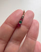 19TH CENTURY DIAMOND, RUBY & EMERALD PENDANT