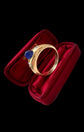 KASHMIR SAPPHIRE & DIAMOND VINTAGE 18CT GOLD RING