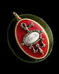 LATE 19TH CENTURY FRENCH ‘AMITIE’ ENAMEL & DIAMOND PENDANT