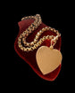 LARGE ANTIQUE 15CT GOLD HEART LOCKET