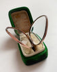 LARGE VICTORIAN HEART GLASS LOCKET PENDANT