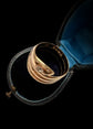 VICTORIAN 18CT GOLD & DIAMOND COILED SNAKE RING