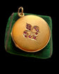 ANTIQUE 15CT GOLD & RUBY MULTI ‘FAMILY’ DISC LOCKET