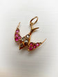 VICTORIAN DIAMOND & RUBY SWALLOW BIRD PENDANT