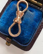 ANTIQUE 14CT GOLD DOUBLE DOG CLIP