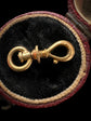 19TH CENTURY SMALL FRENCH 18CT GOLD TWIST DOG CLIP