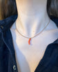 EARLY 19TH CENTURY CORAL DEERS LEG PENDANT