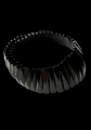 VICTORIAN WHITBY JET GEOMETRIC COLLAR NECKLACE