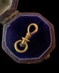 19TH CENTURY FRENCH 18CT GOLD MINI TWIST DOG CLIP