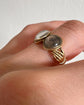 EARLY VICTORIAN DOUBLE HEART & HAND FEDE RING