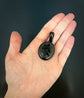 VICTORIAN WHITBY JET STAR PENDANT