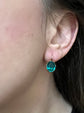 GEORGIAN GREEN PASTE EARRINGS
