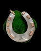 VICTORIAN MIXED METAL HORSESHOE PENDANT