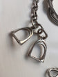 19TH CENTURY SILVER EQUESTRIAN ALBERTINA CHAIN