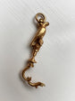 VICTORIAN 15CT GOLD PARROT DOGCLIP