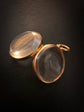 VICTORIAN ROCK CRYSTAL & 18CT GOLD LOCKET