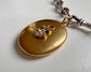 ANTIQUE DIAMOND ANCHOR 18CT GOLD LOCKET