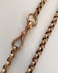 SUPERSIZED ANTIQUE 9CT GOLD LOCKING DOGCLIP