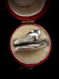 VICTORIAN SILVER SNAKE RING