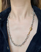 ANTIQUE 9CT GOLD ACORN & DOG CLIP CHAIN EXTENDER / BAIL