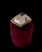 19TH CENTURY LARGE ROCK CRYSTAL PYRAMID PENDANT