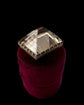 19TH CENTURY LARGE ROCK CRYSTAL PYRAMID PENDANT